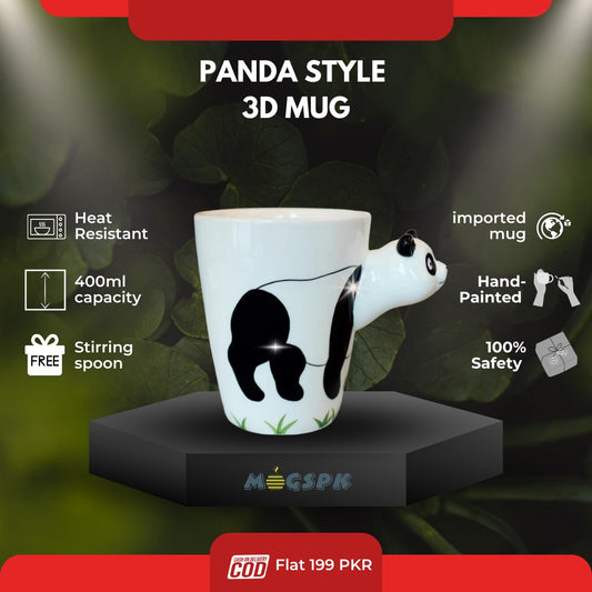 Cute Panda Style 3D Ceramic Mug