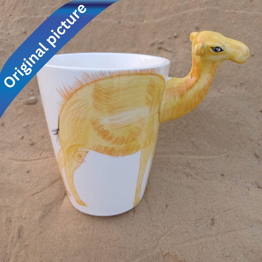 Cute Camel Style 3D Ceramic Mug