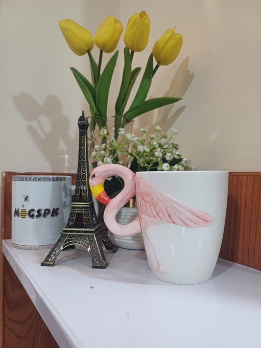 Cute Flamingo Style 3D Ceramic Mug